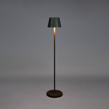 KonstSmide vloerlamp Pomezia Medium 5W oplaadbare LED verlichting zwart