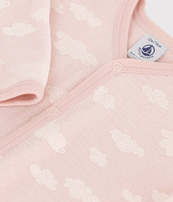 Pyjama bébé nuages en velours