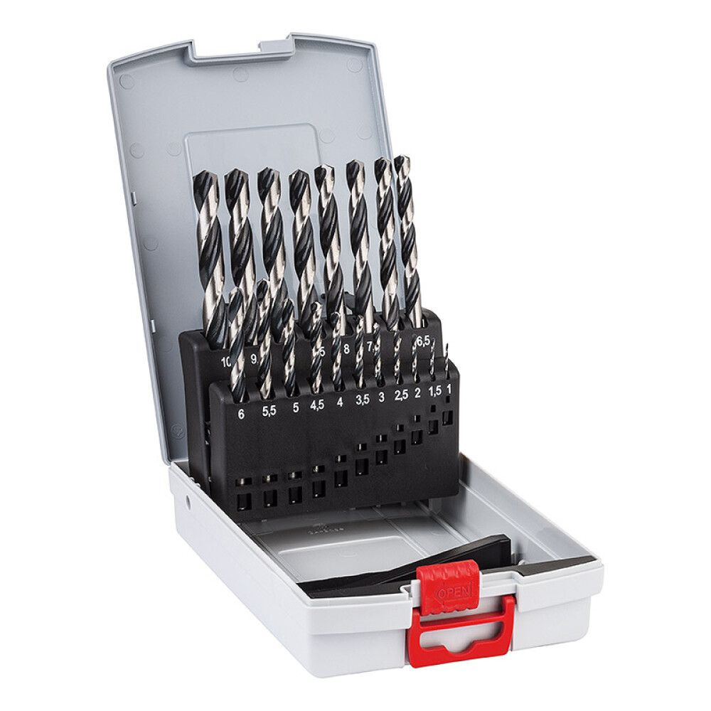BORSETT BOSCH PROFESSIONAL POINTTEC HSS-R 1-10MM 19DELER