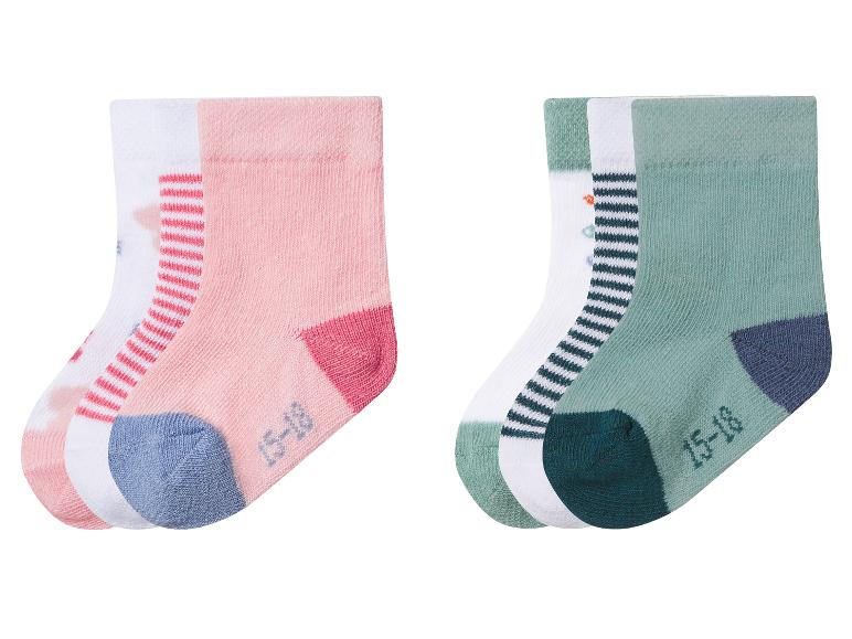3 Paar baby sokken