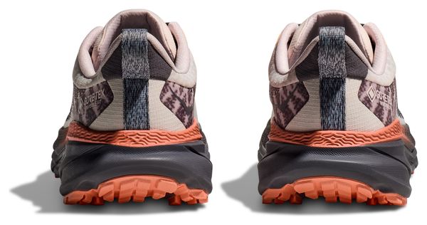 Chaussures Trail Hoka Challenger 7 GTX Rose/Gris Femme