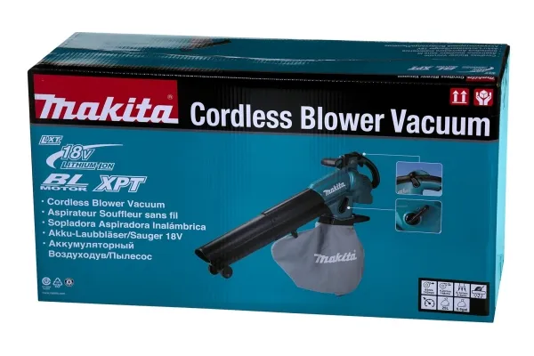 Makita DUB187Z, Håndholdt Løvsuger / Blæser, Sort, Blå, 13500 rpm, 164 mm, 1168 mm, 416 mm - Solo - SOLO