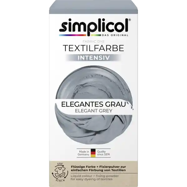 Textilfarbe intensiv Elegantes Grau