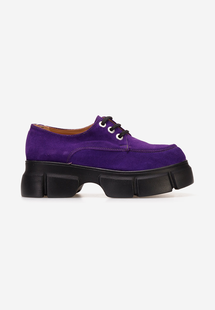 Chaussures casual à plateforme mauves Catarina
