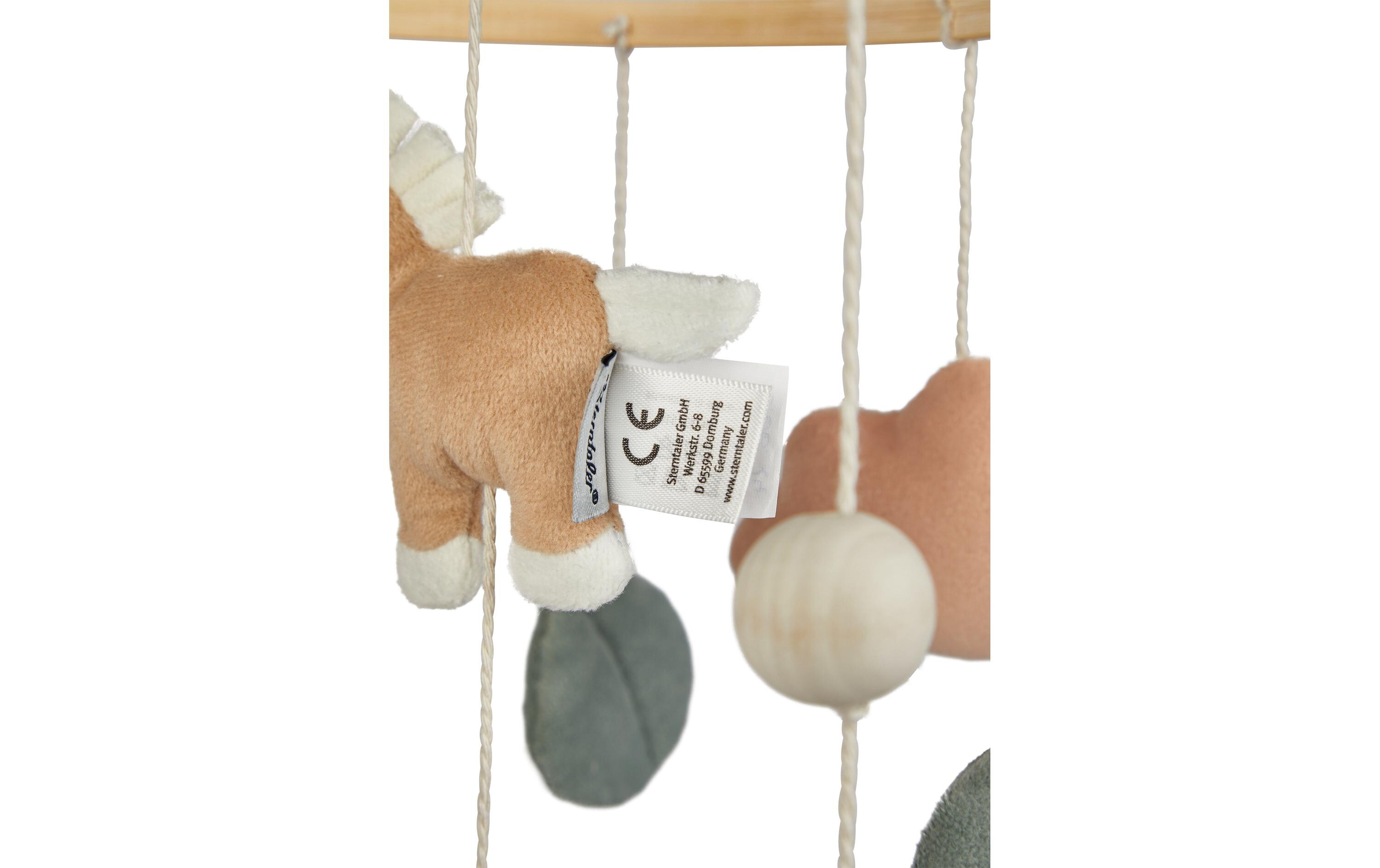Mobile Pferd Sunny Beige/WeissWattiertes Mobile für Kinder