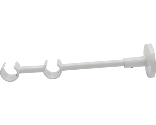 Wandbeugel profilo 2-spoor voor Rivoli wit Ø 20 mm 20 cm lang
