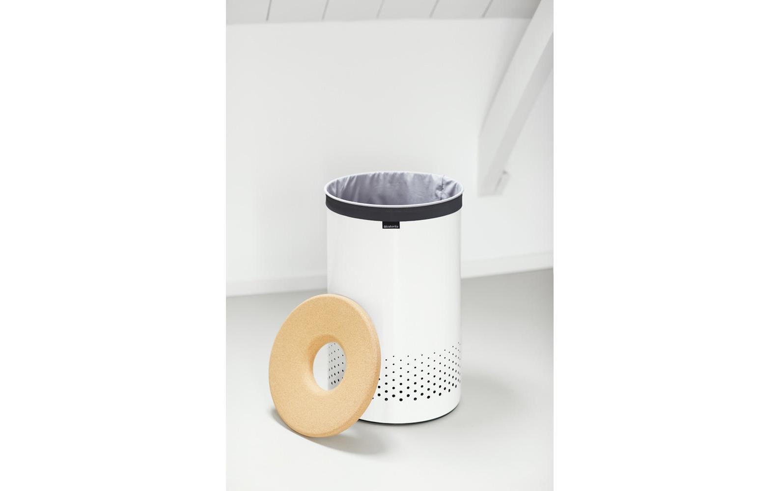 Wäschesammler Weiss, 60 l<br>Wäschesammelbox