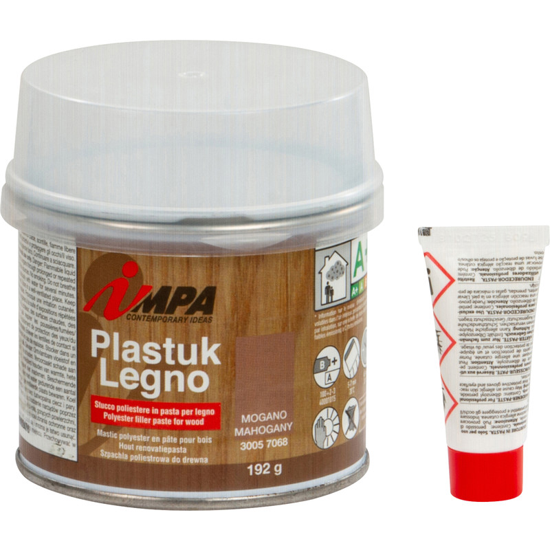 IMPA Plastuk Legno houtreparatie Mahonie 200gr