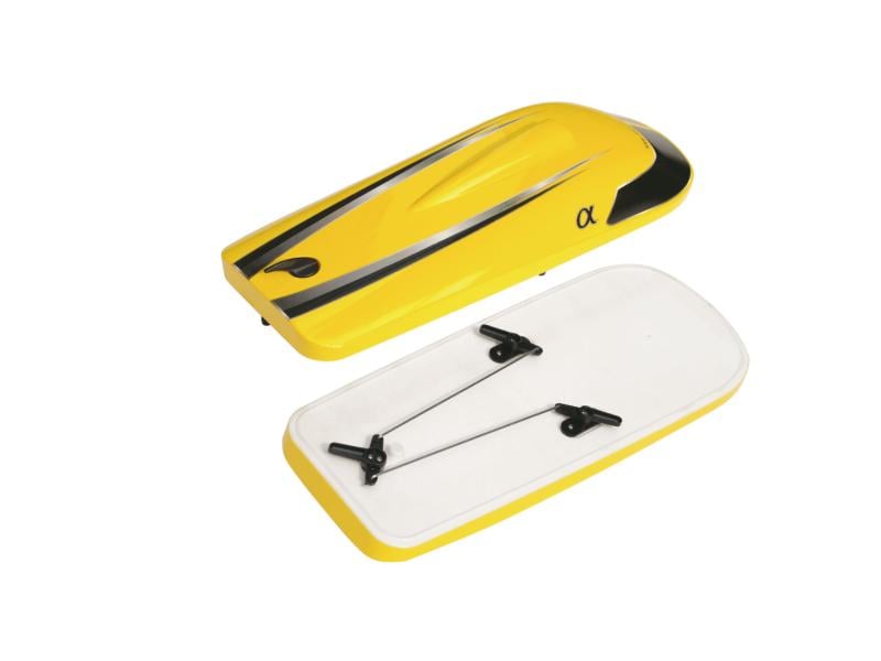 Amewi Speedboot ALPHA 4-6S Gelb ARTR Rennboot in auffälliger Optik