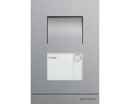 Busch-Jaeger 83004/1-SV audioset voor eengezinswoningen, roestvrij staal