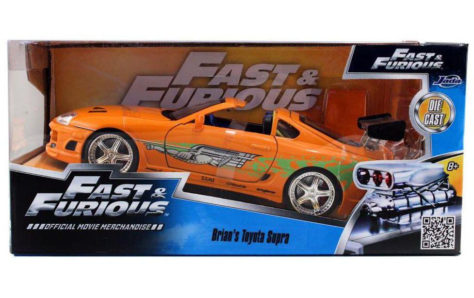 Fast & Furious Toyota Supra 1995 1:24Die Cast Modell