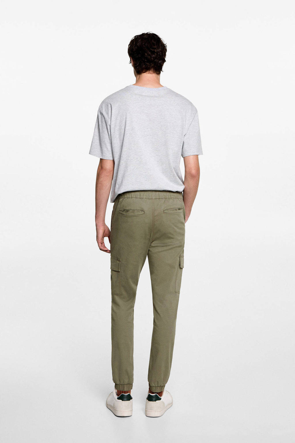 MANGO TEEN cargo broek groen