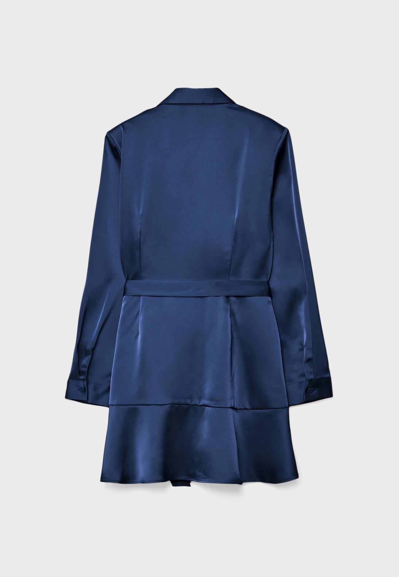 Vestido curto de cetim