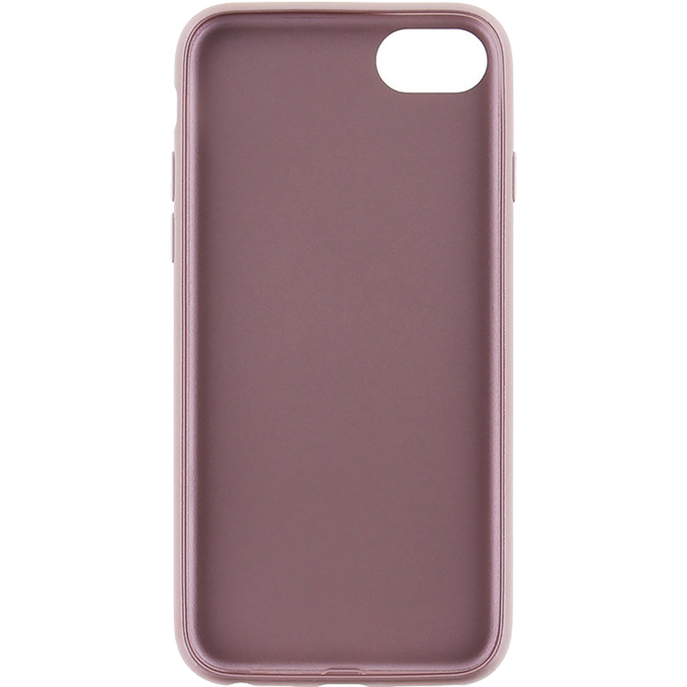 iPhone SE (2022/2020) / 8 / 7 / 6S Leder Hardcase Hülle Iridescent (GUHCP7IGLRG) - Roségold