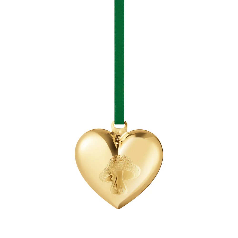 Georg Jensen  CC 2023 julehjerte - forgyldt