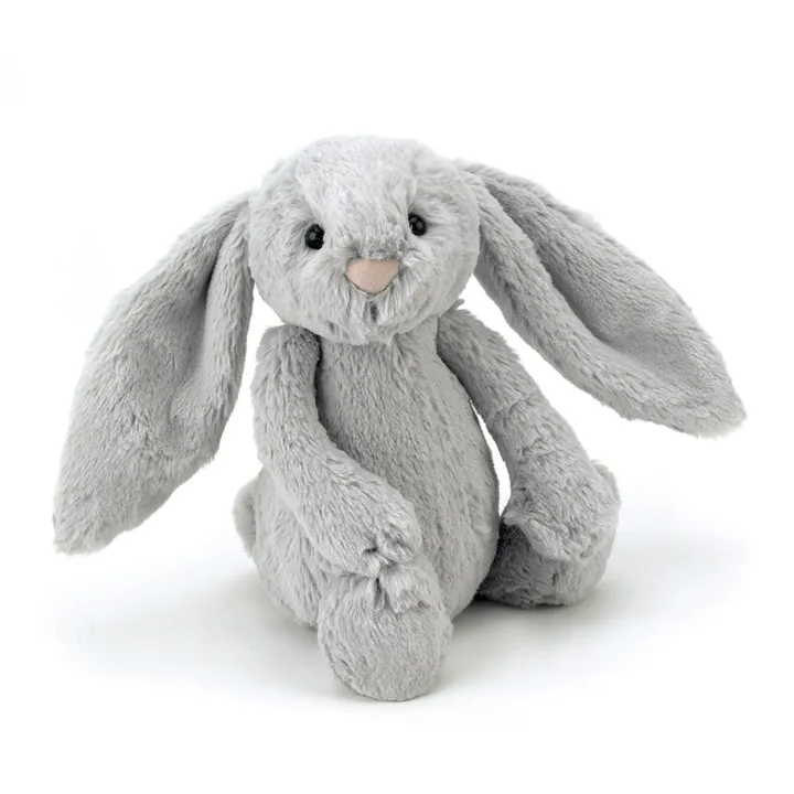Jellycat Peluche Lapin Bashful | Gris argent