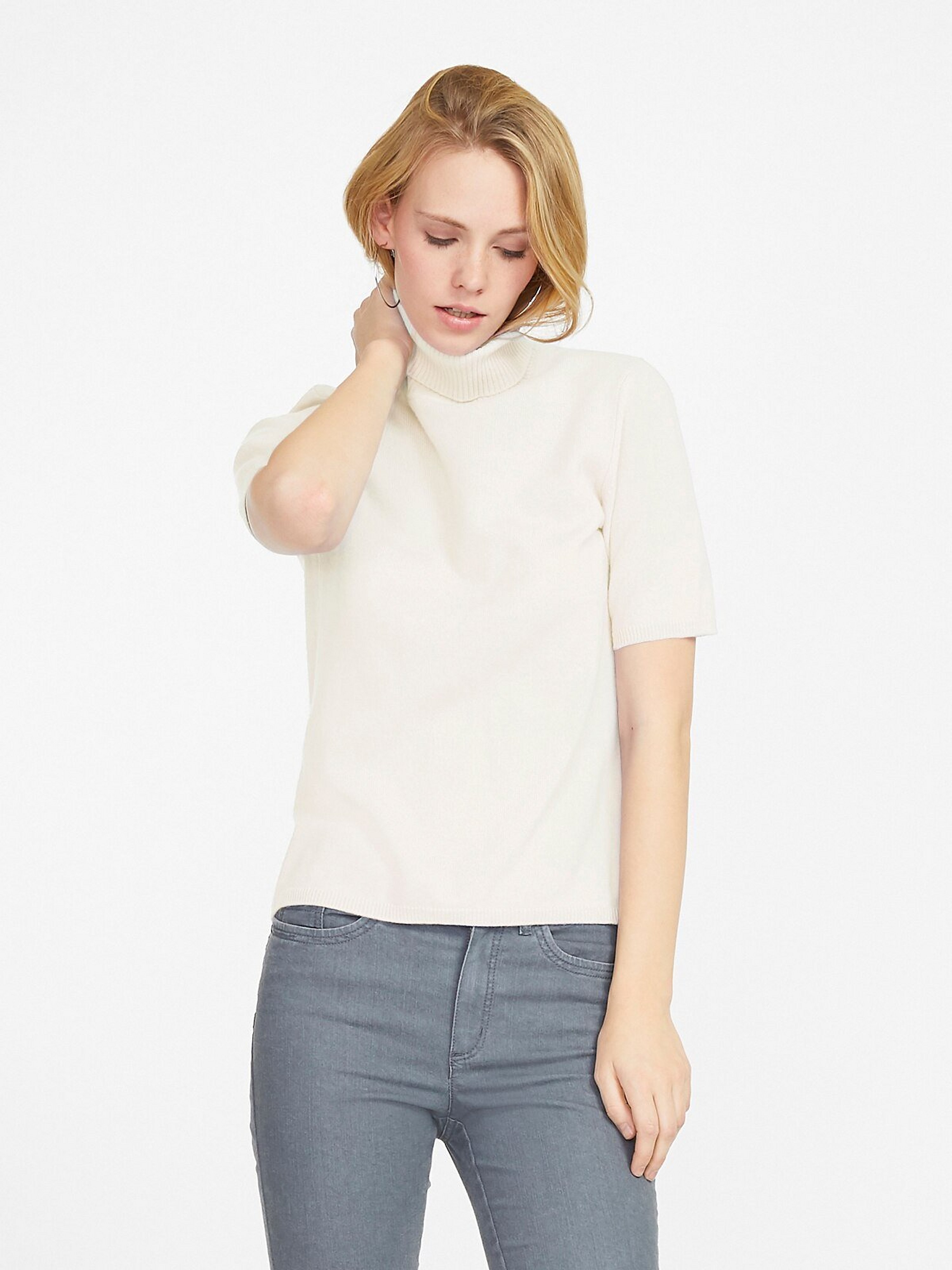 Rollkragen-Pullover aus 100% Premium-Kaschmir