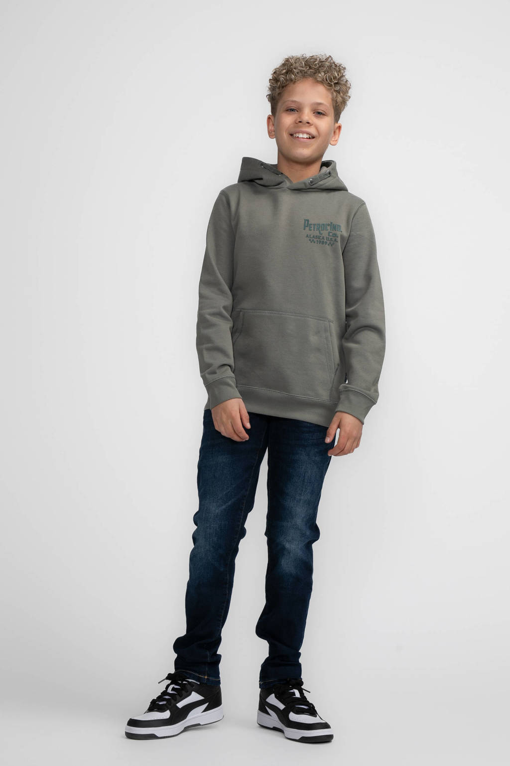 Petrol Industries hoodie groen