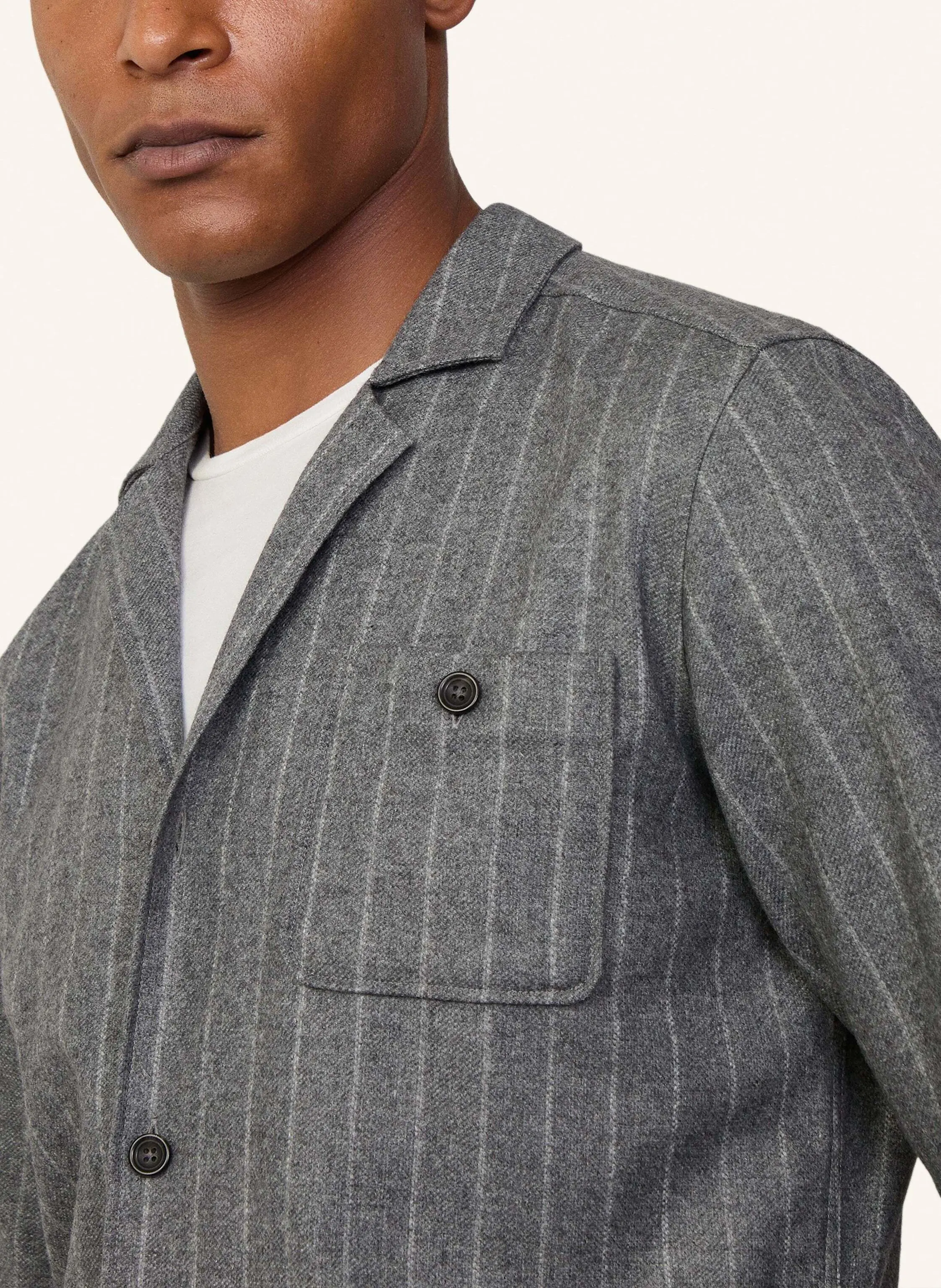 HACKETT LONDON Overjacket PINSTRIPE OVERSHIRT