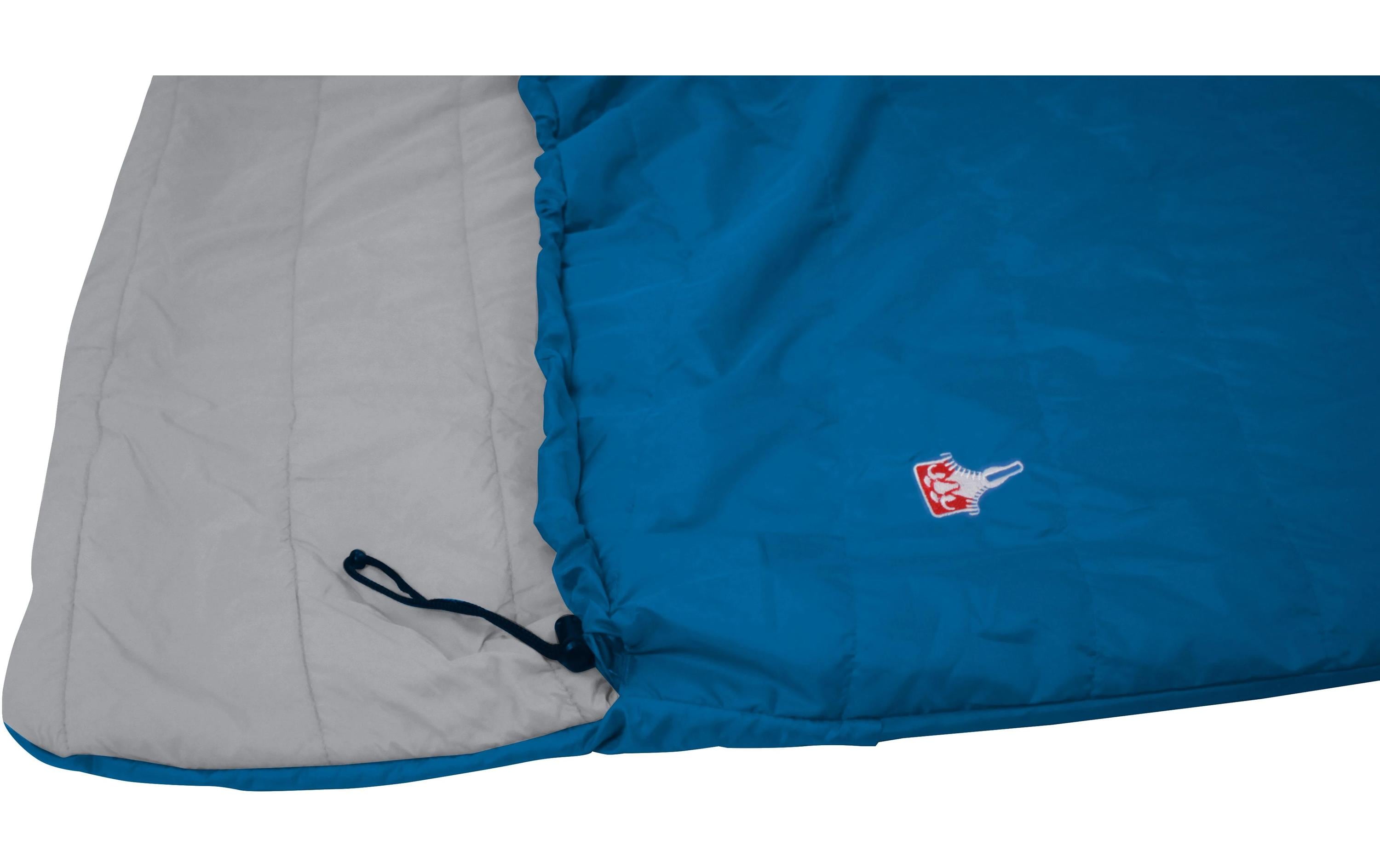 Schlafsack Biopod Wolle Almhütte 195 Polyester, True Blue<br>Sommerlicher Hüttenschlafsack