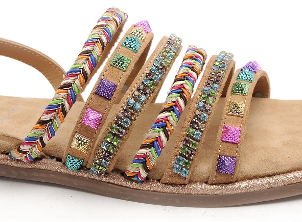Studio mode nu pieds plats femme anse iz3301 beige