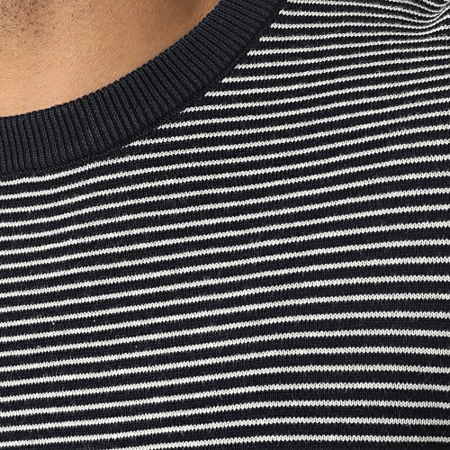 Pull A Rayures Bwo Jasper Bleu Marine