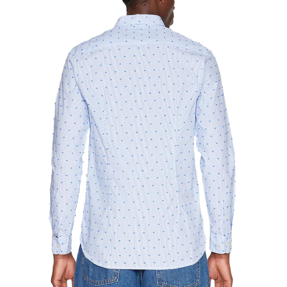 Tommy Hilfiger Chemise Manches Longues Bleu Homme Tommy Hilfiger MW0MW33769