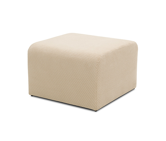 DOMO collection Sessel mit Hocker »Bergen«, beige