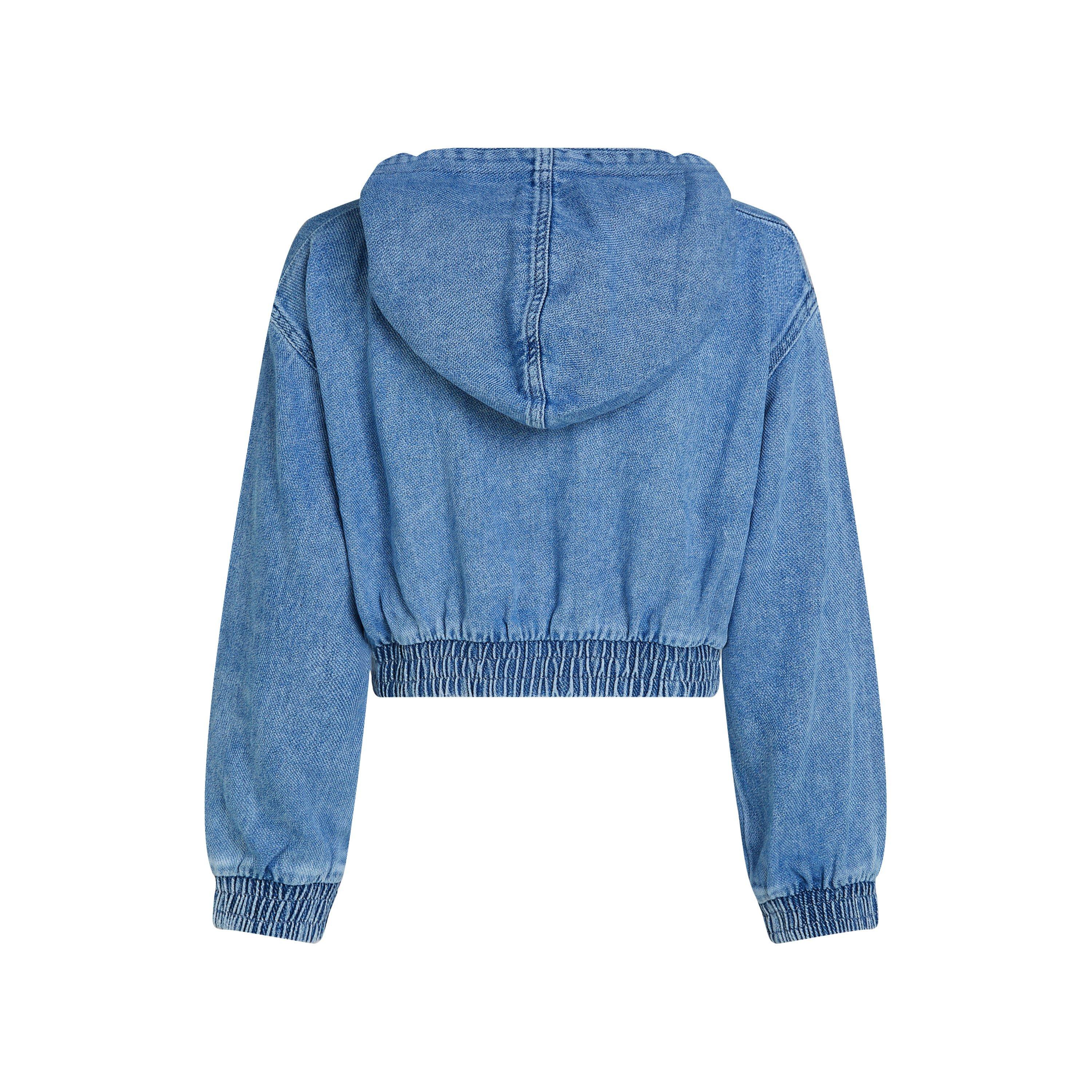 Tommy Jeans Denim Cropped Hoodie