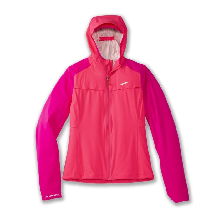 Brooks Dame Jakker High Point Waterproof Jacket Pink