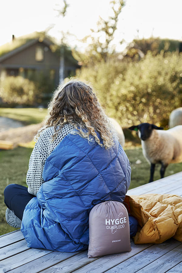 Hygge dunpledd 130x170 nougat