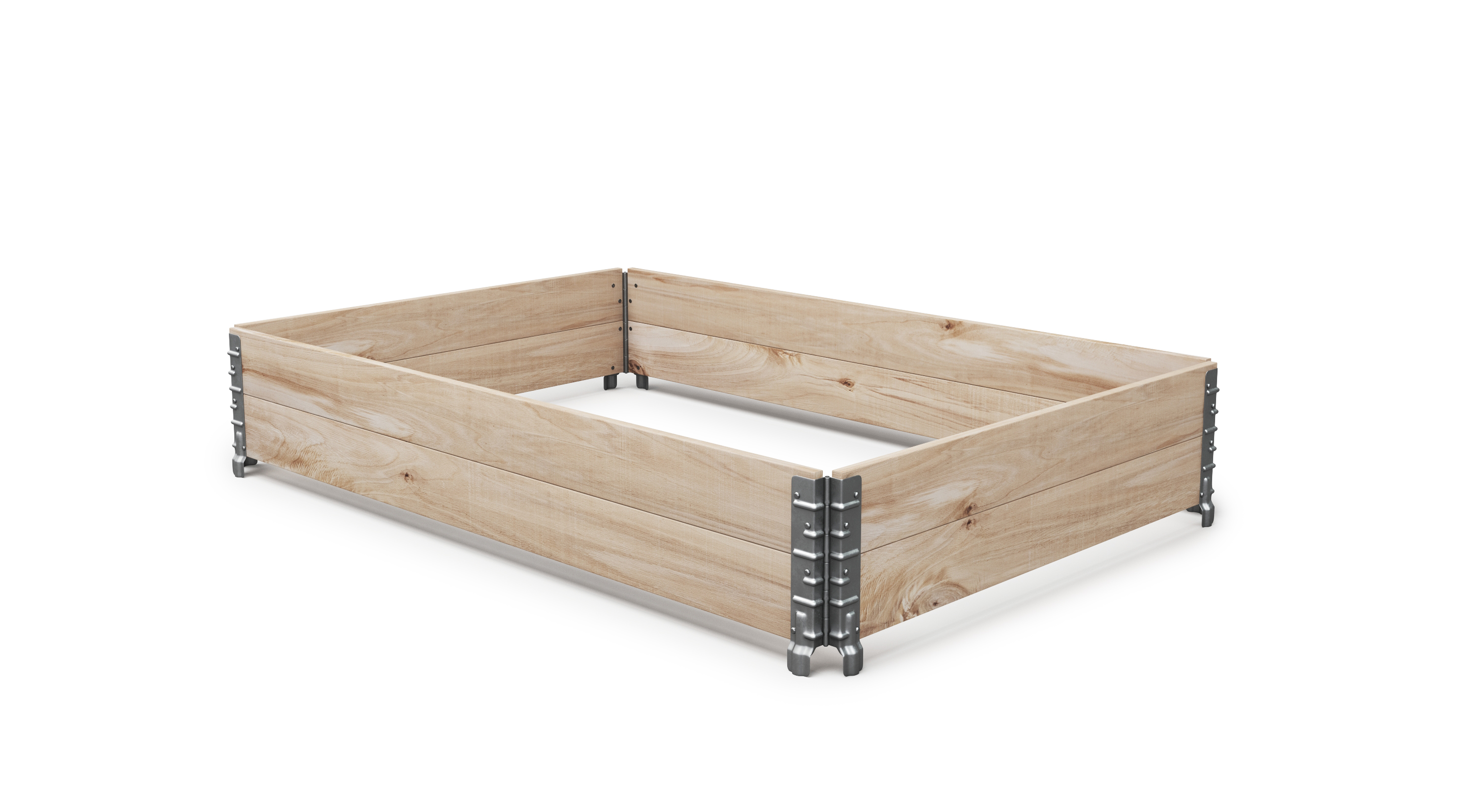 Faltrahmen für Hochbeet Holz 120 x 80 x 20 cm