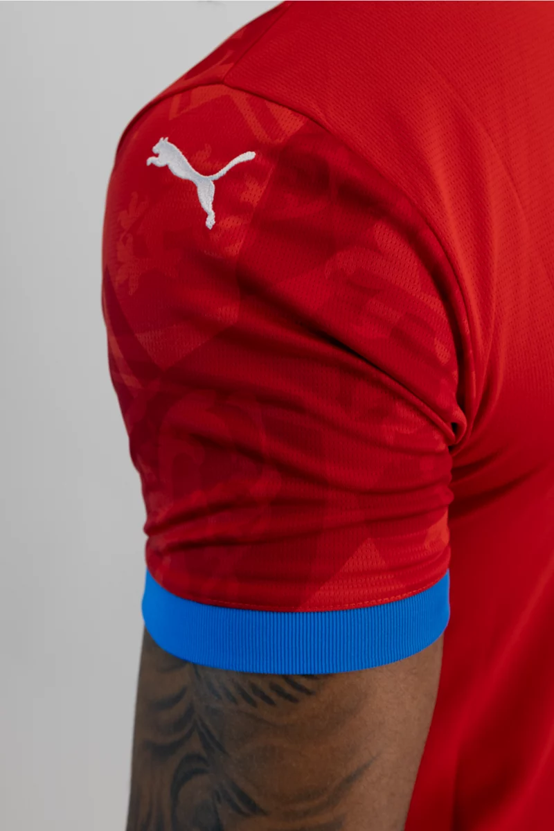 Puma Tschechien Home Replica Herren Fussballtrikot EM 2024