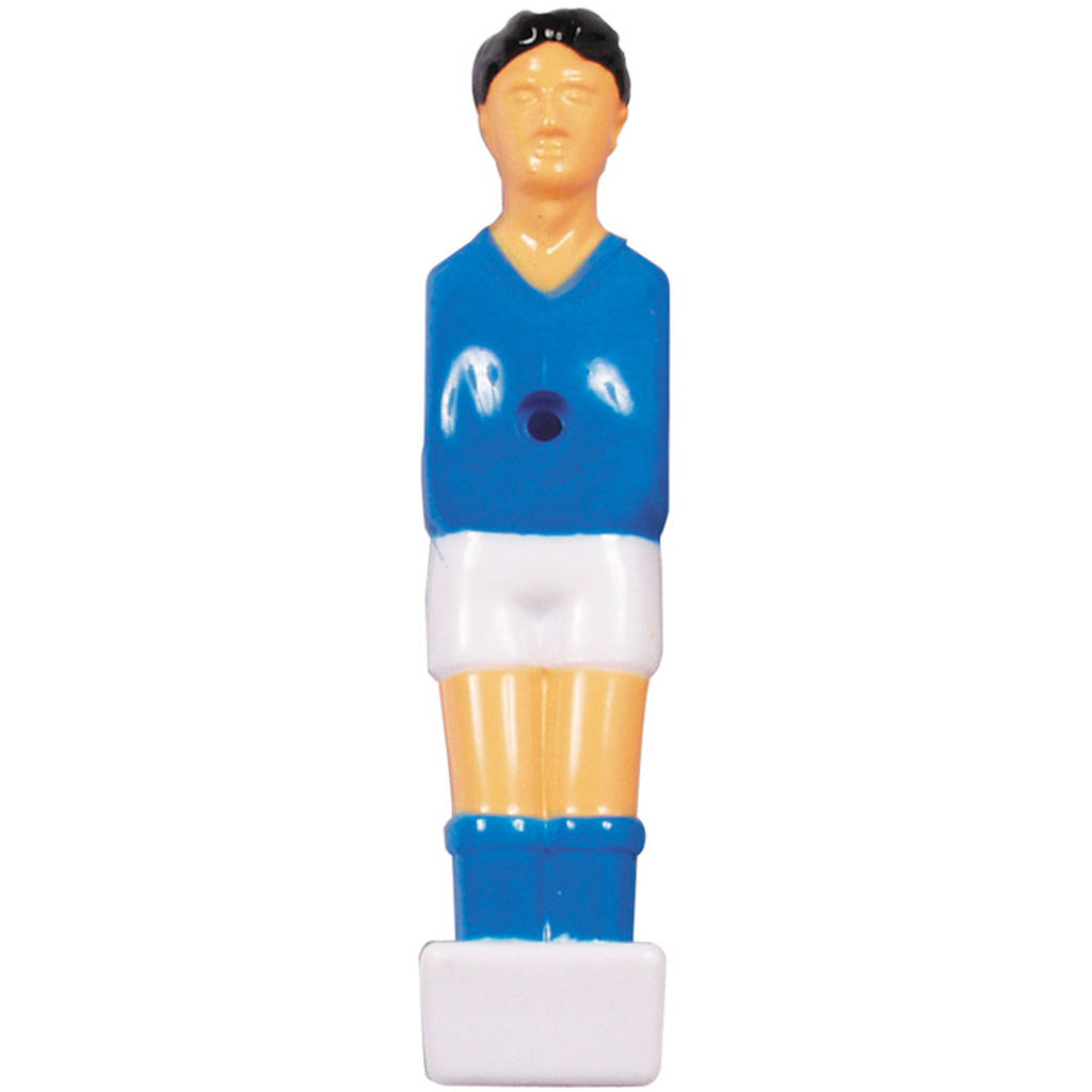 Tafelvoetbalpoppen 13 mm 4 stuks (blauw/wit)