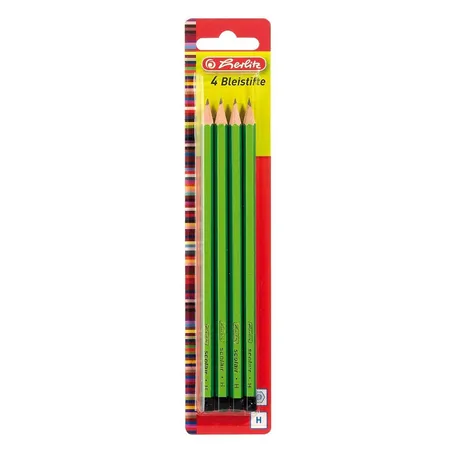 Herlitz Bleistifte Scolair H FSC, 4 Stück