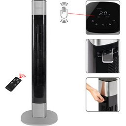 Ventilateur colonne PC-TVL 3068, argent/noir