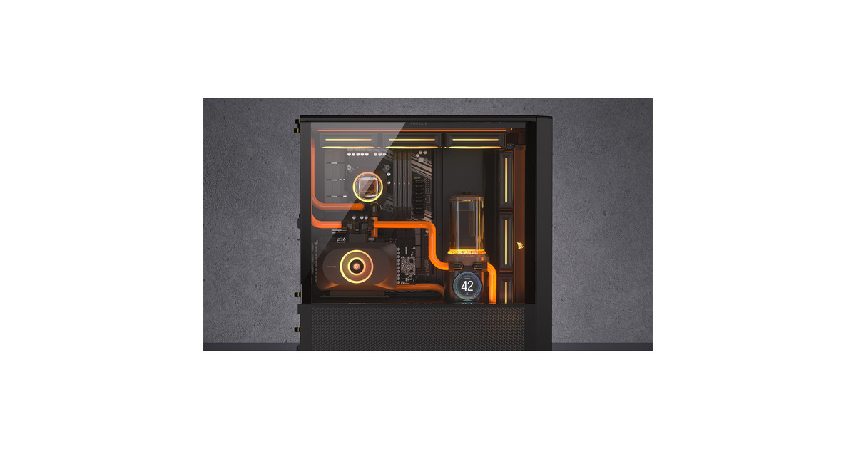 CorsairiCUE LINK XD6 RGB ELITE LCD Pump/Reservoir Combo  (Zwart)