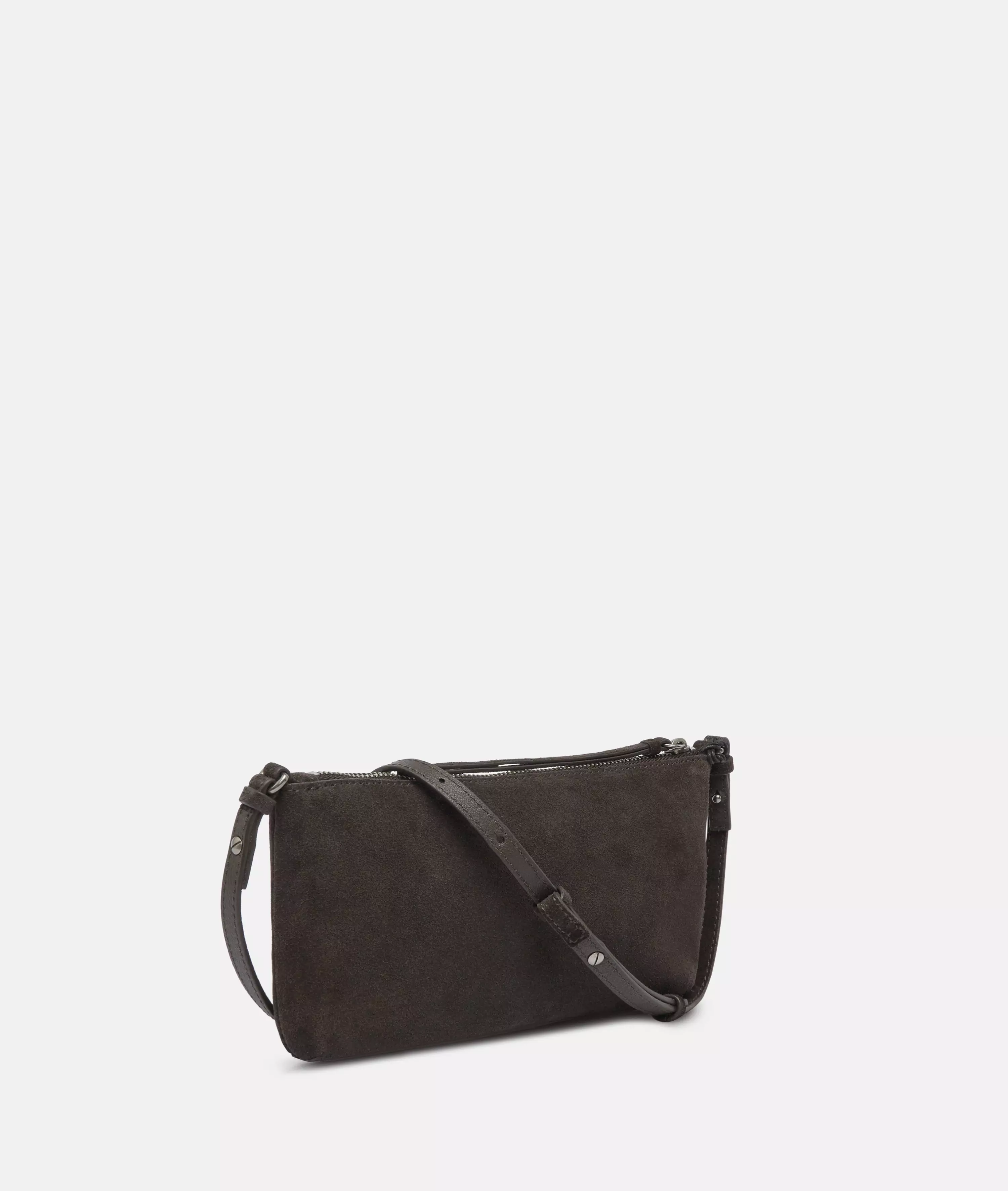 Crossbody Handy shoulder bag made from soft suede