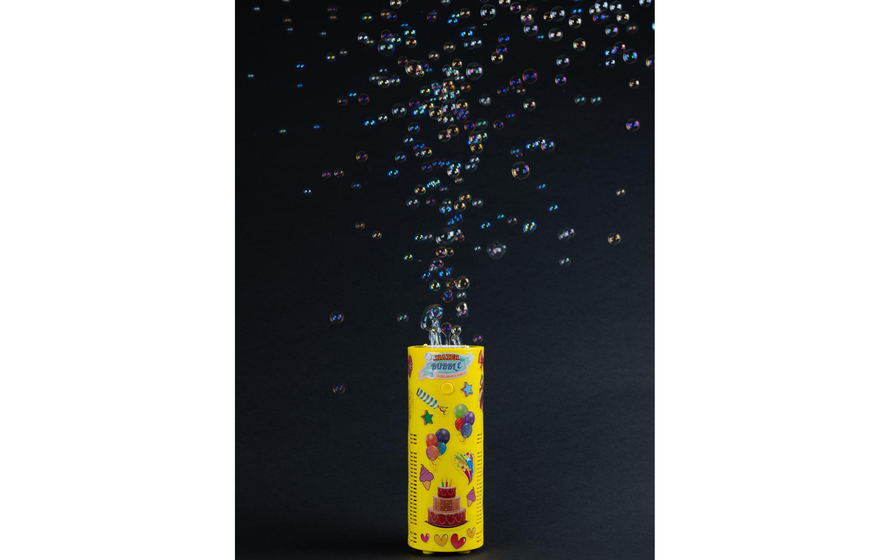 Partyaccessoire Seifenblasenmaschine GelbMaschine für Seifenblasen