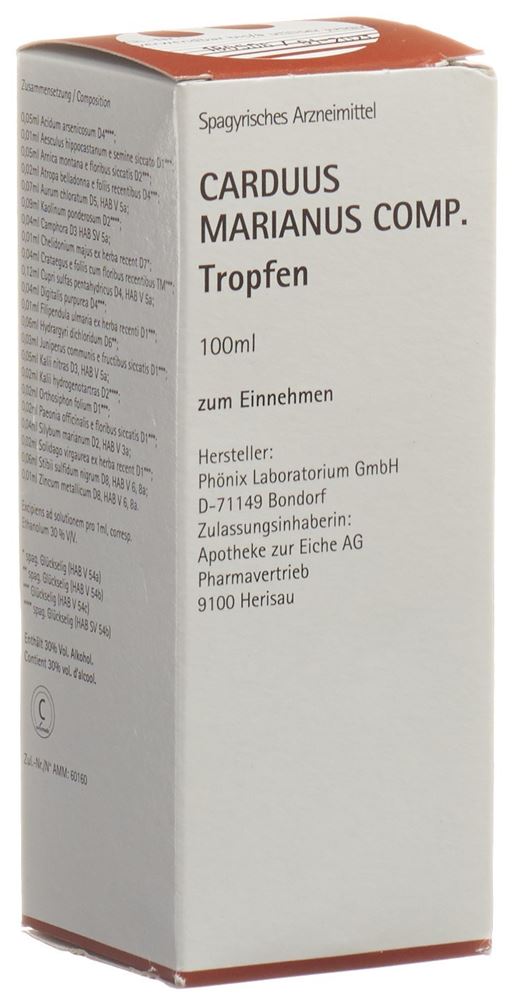 PHOENIX Carduus marianus comp liq spag Fl 100 ml
