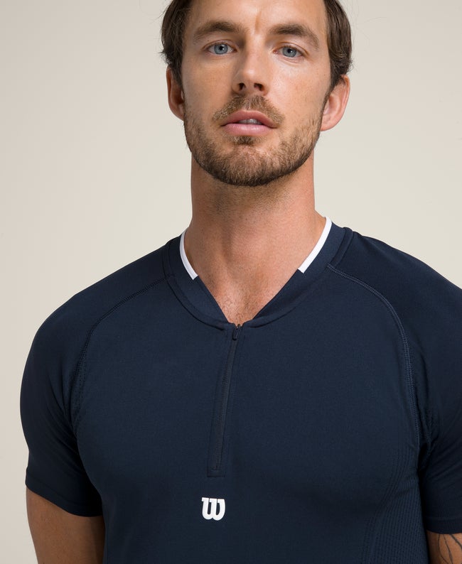 Player's Seamless Zip Henley