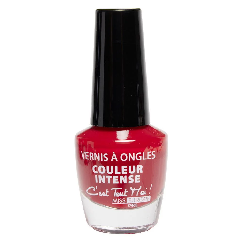 Vernis mat rouge élégance n°03