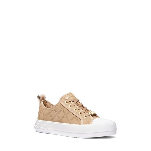 Michael Kors Evy Lace Up Sko, Camel, 36