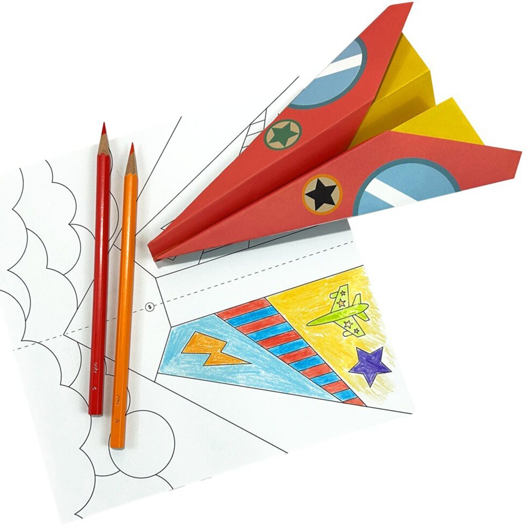 Ooly knutselset diy paper airplanes