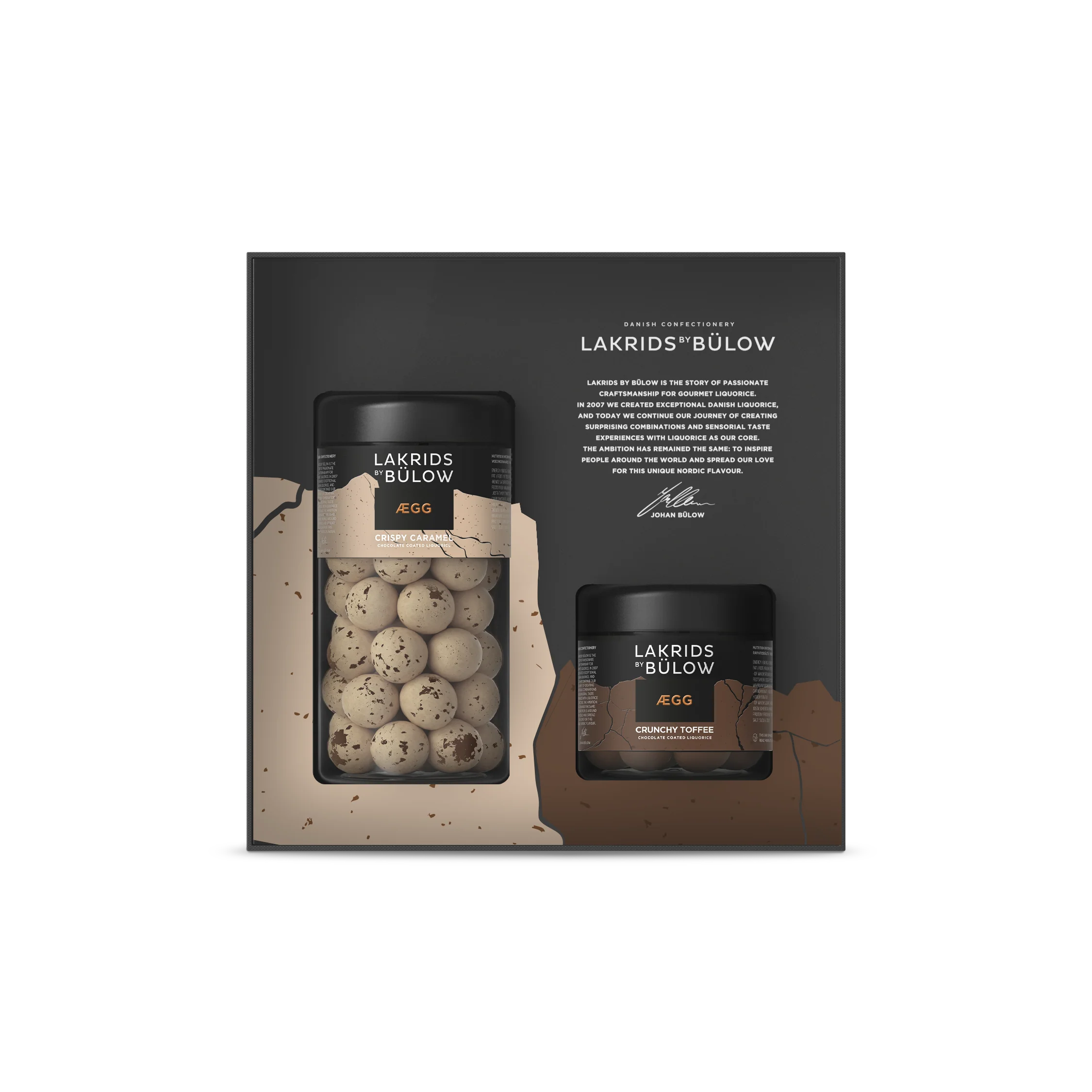 Lakrids by Bülow  Black Box, regular & small - Crispy Caramel/Crunchy Toffee