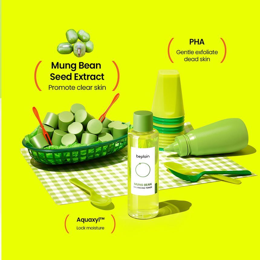 beplain - Mung Bean Balancing Toner Mini