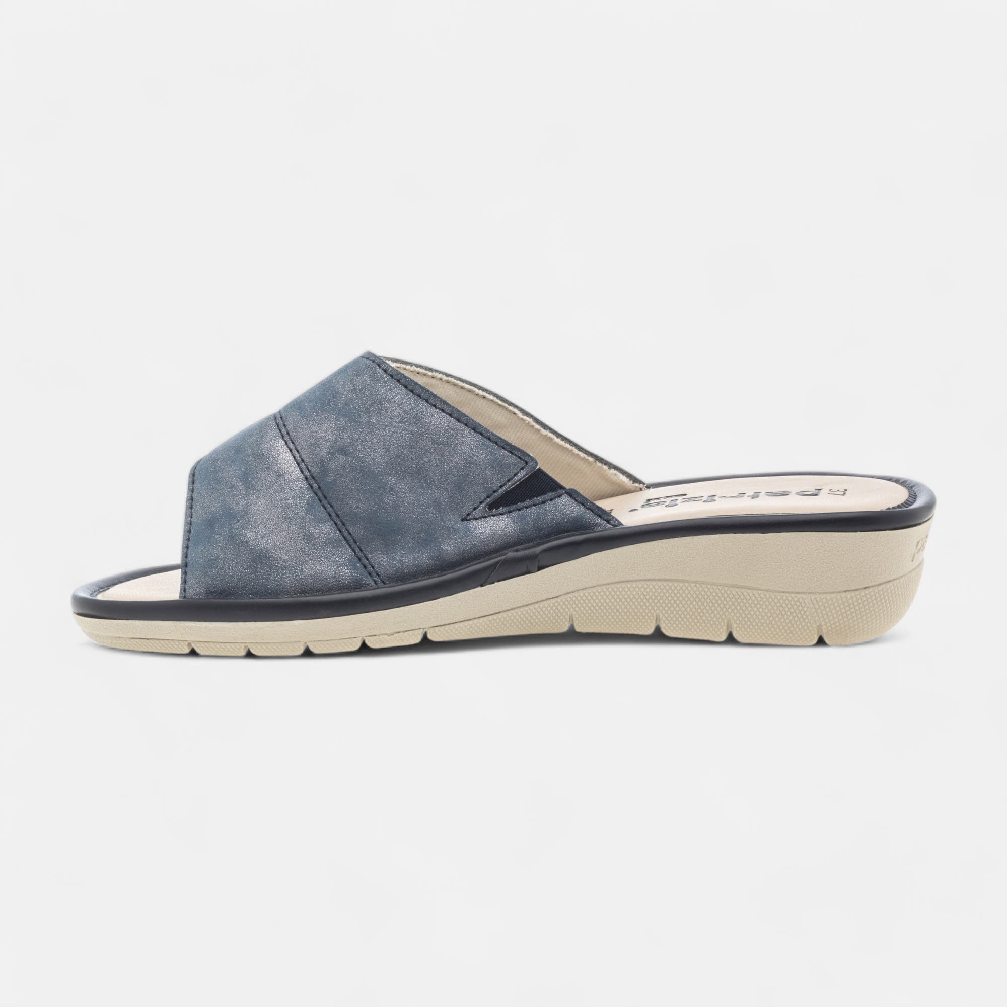 Pantoufles mules Femme bleu