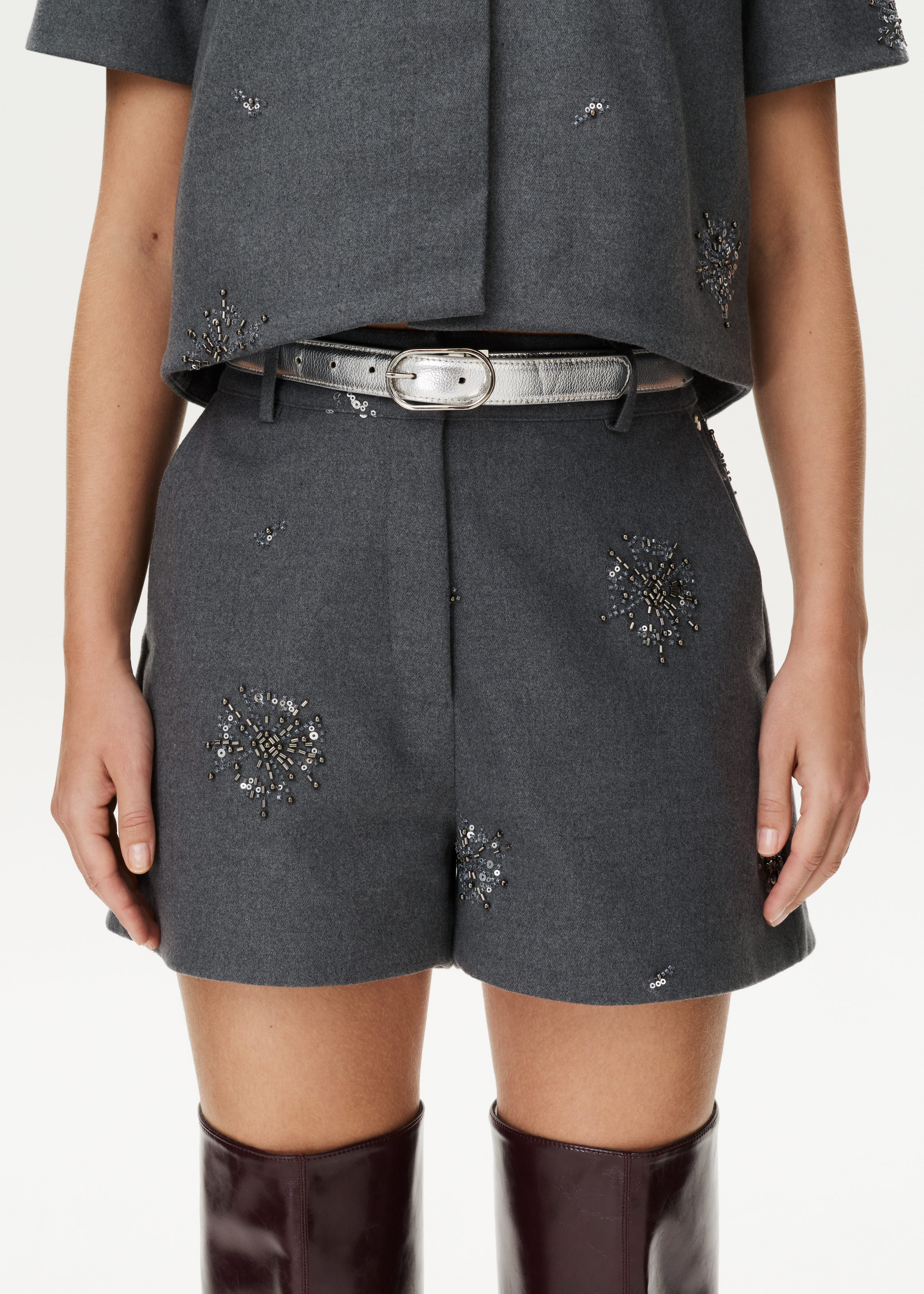 Shorts met pailletten
