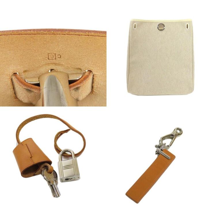 Hermès Vintage Hermès Handbag Beige