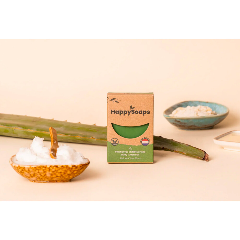 HappySoaps Body Wash Bar Aloë You Vera Much100 gr